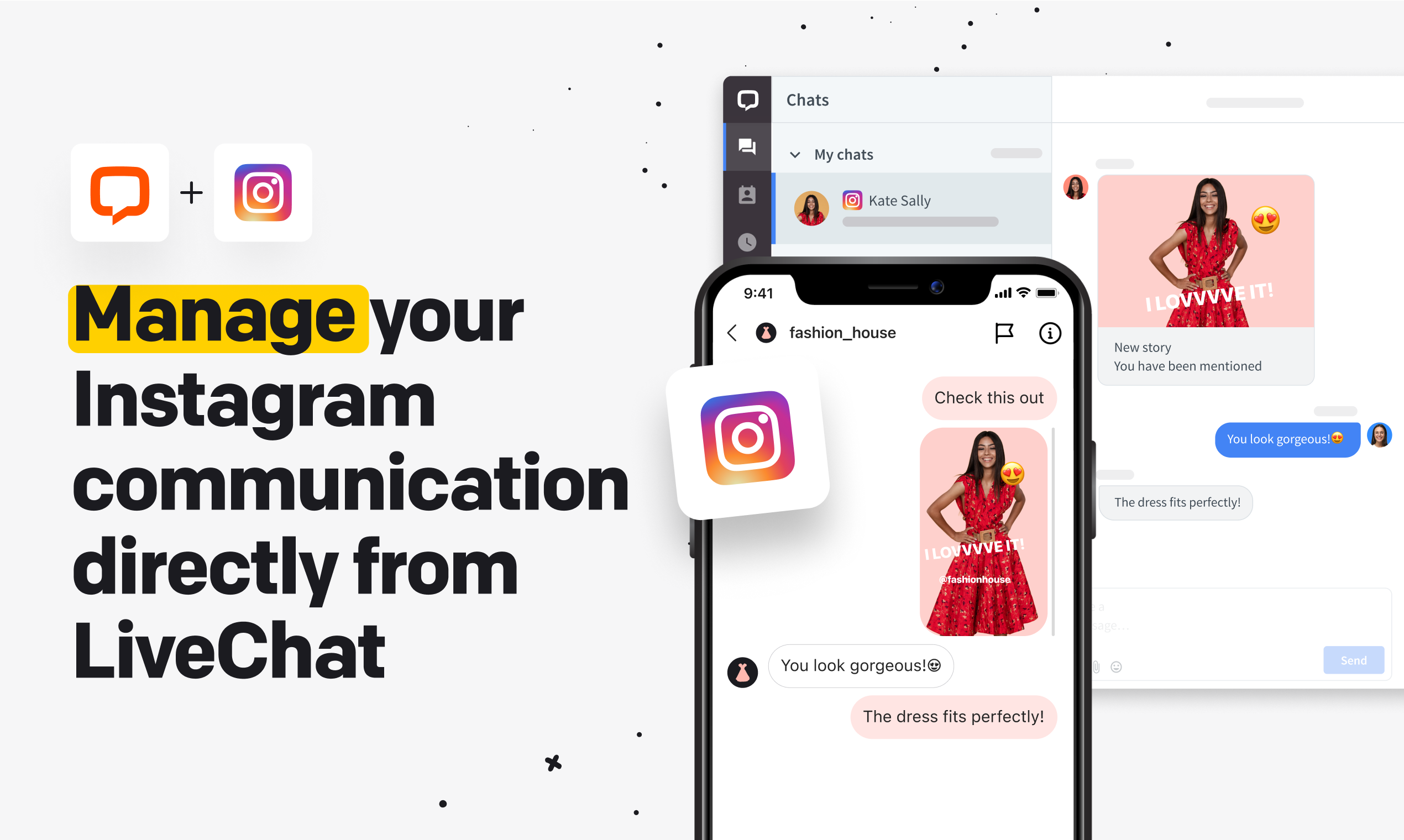 LiveChat per Instagram media 2