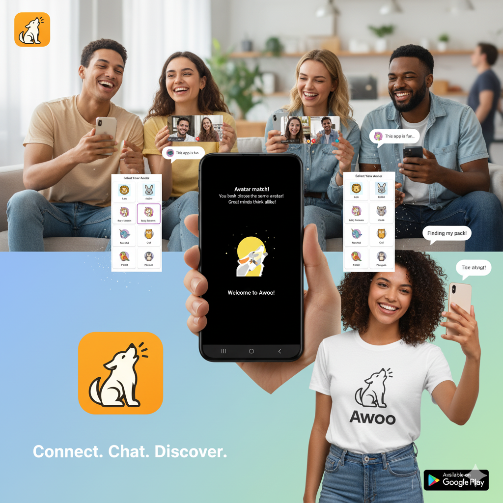 Média Awowo - Choisissez un avatar Awoo, en toute sécurité, anonyme, amusant avec des connexions 5