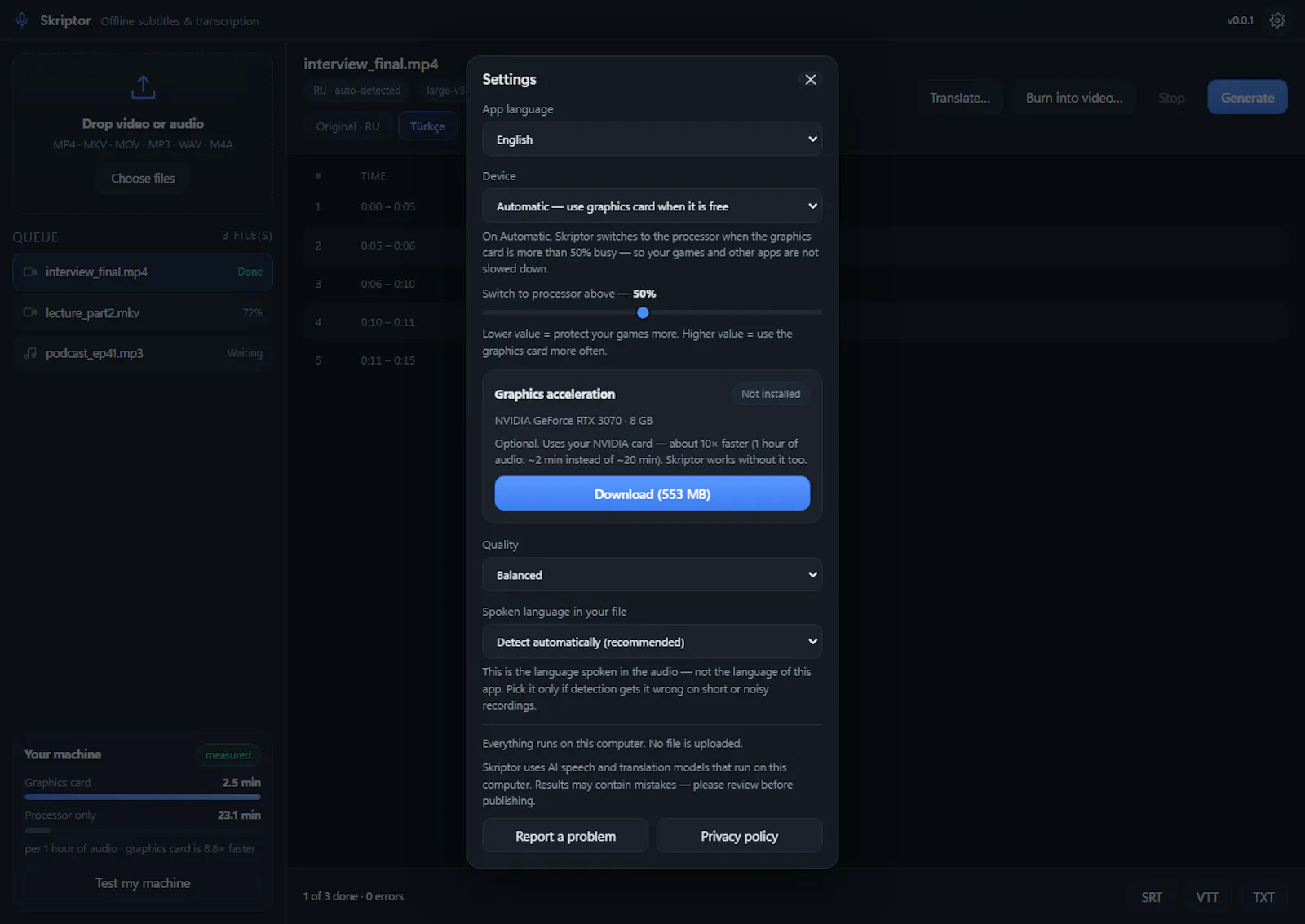 Skriptor screenshot 3