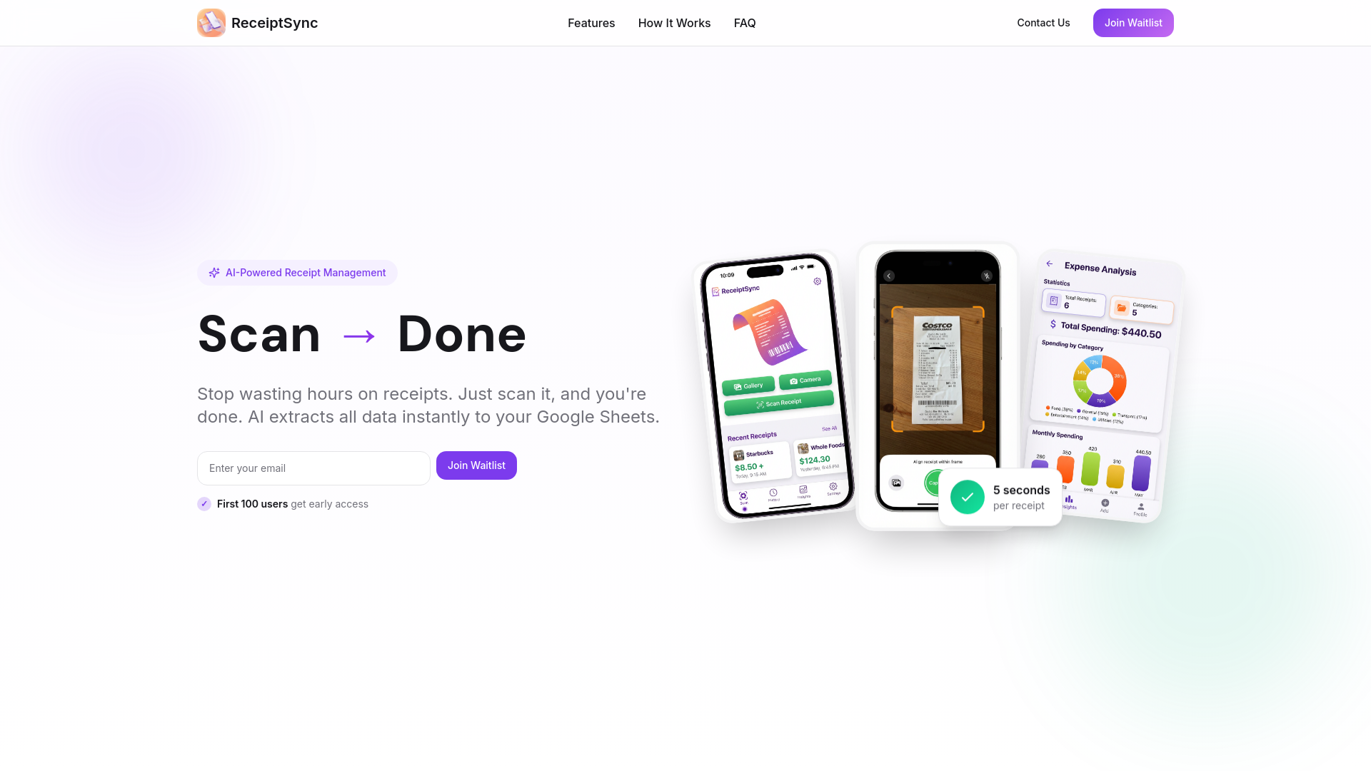 ReceiptSync gallery image
