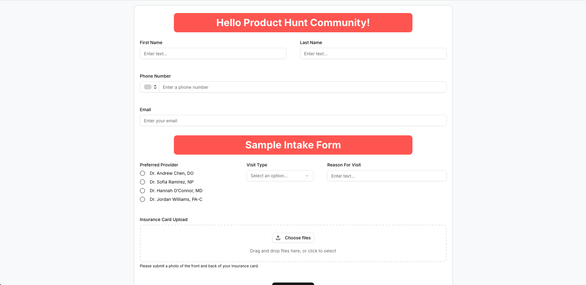Form Vessel - Screenshot 2 showing product features and functionality