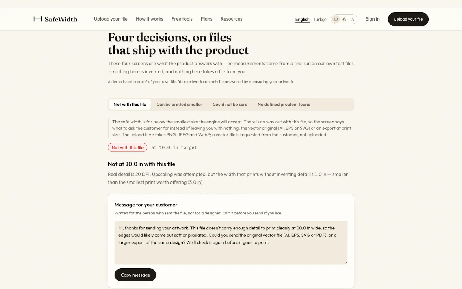 SafeWidth screenshot 3