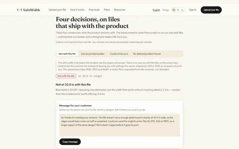 SafeWidth screenshot 3
