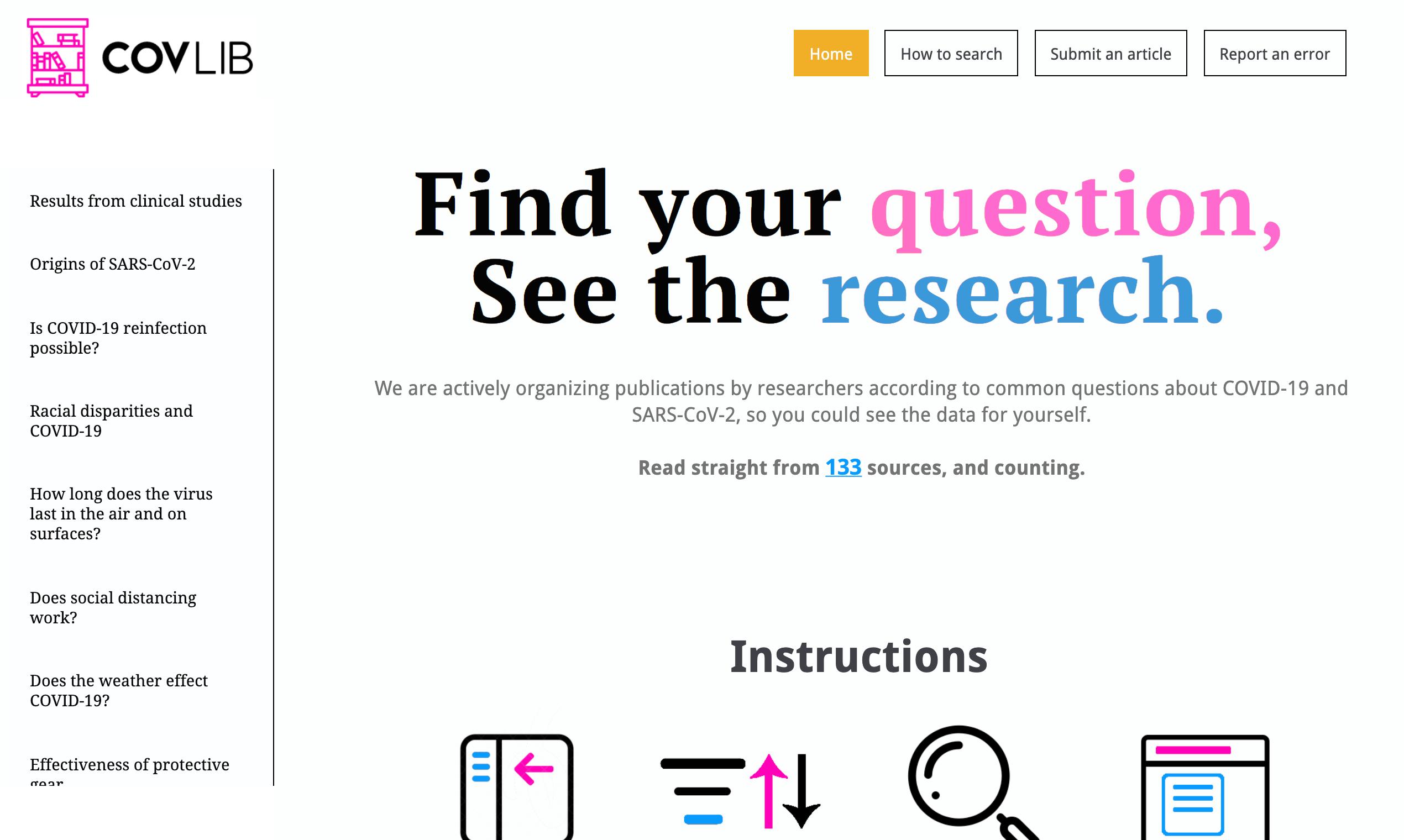 CovLib - COVID-19 Facts, Not Opinions gallery image