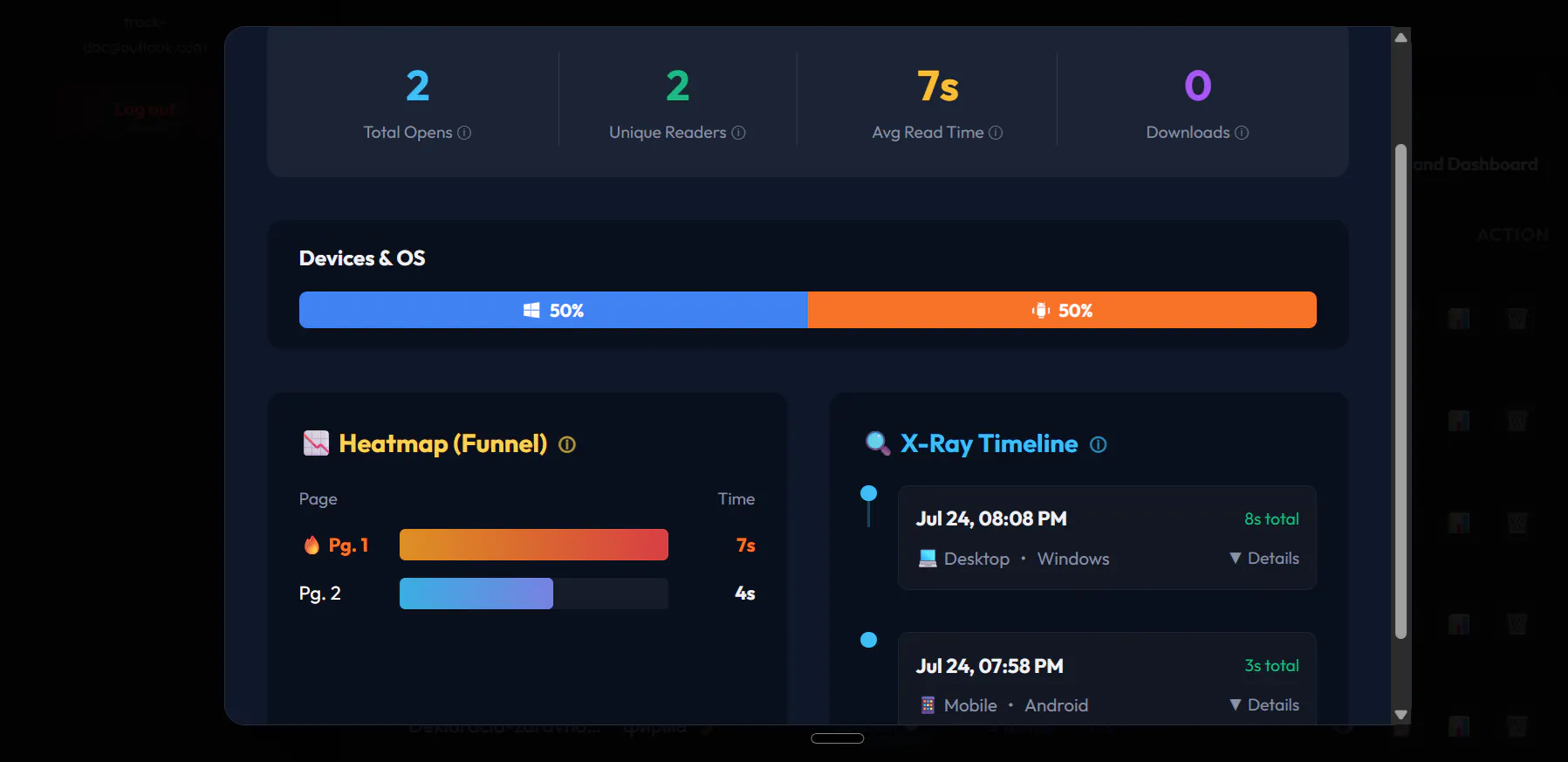 TrackDoc screenshot