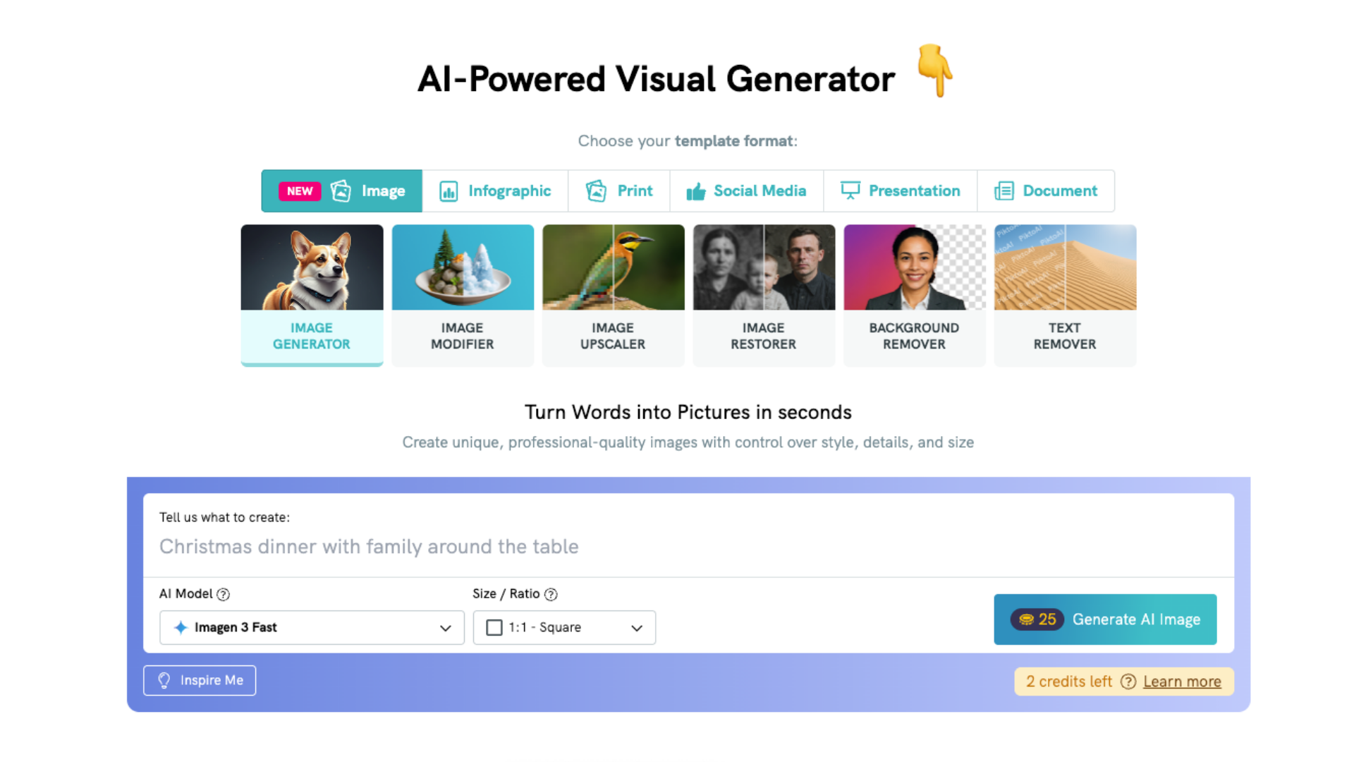 وسائط Pikto AI Studio - One AI suite to replace all your design tools 3
