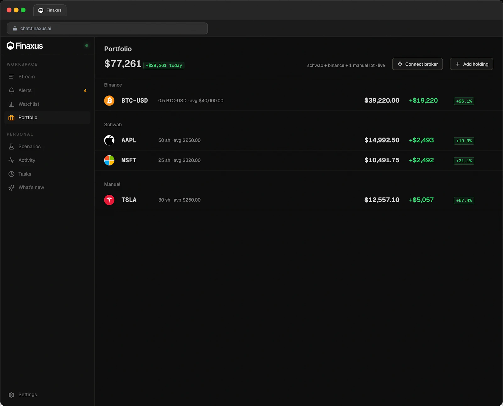 Finaxus screenshot 4