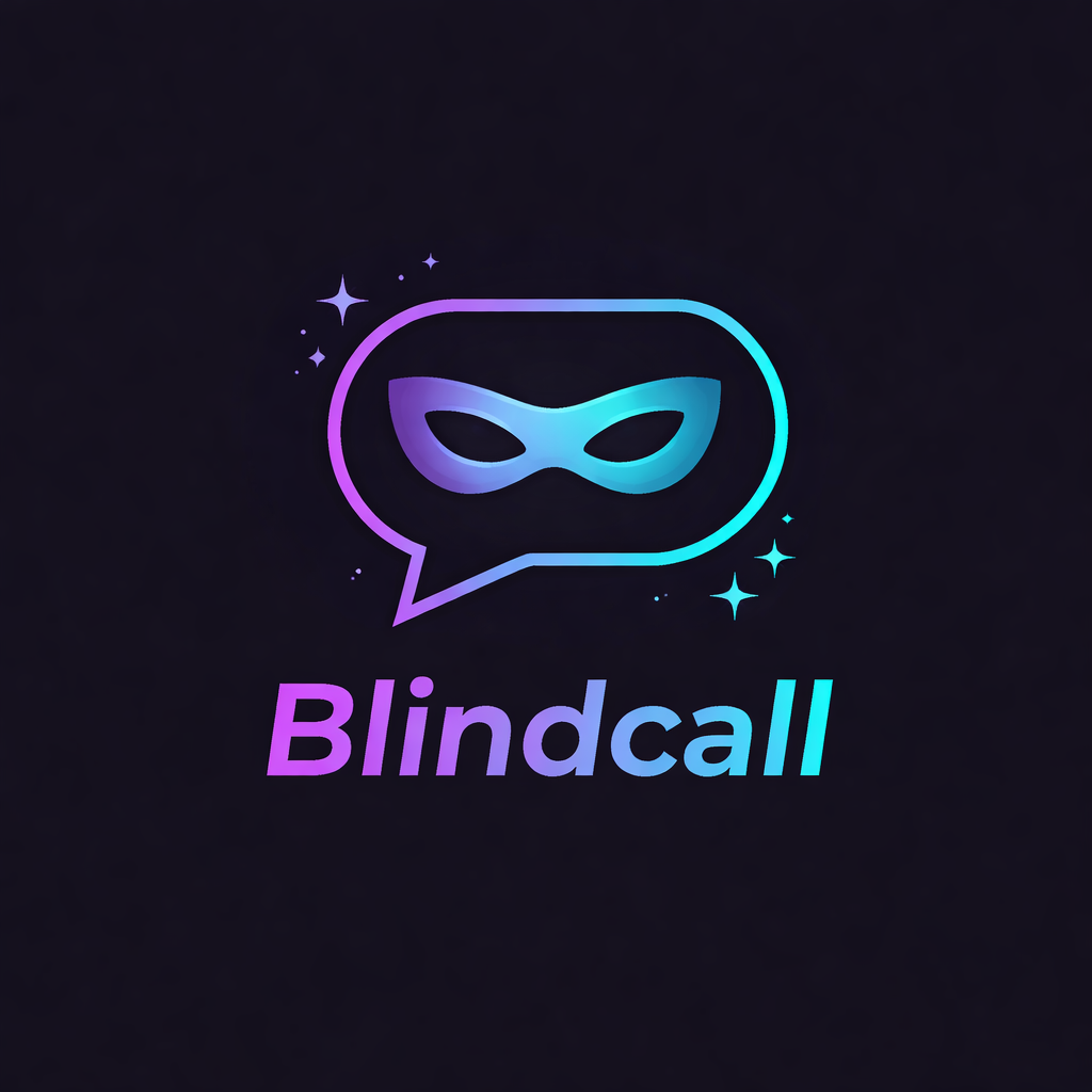Blindcall — Anonymous Voice Calls - Product Hunt launch logo and brand identity