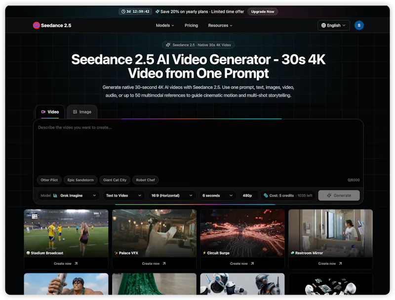 Seedance 2.5 screenshot 1
