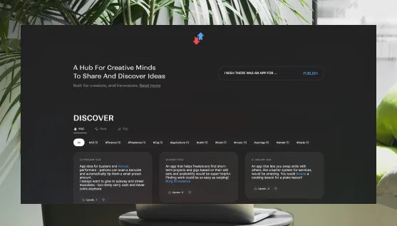 Mídia 1 de Desenvolvedor projeta idéias
