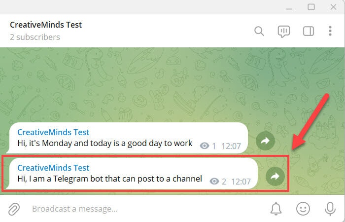WordPress Telegram Bot Plugin media 6