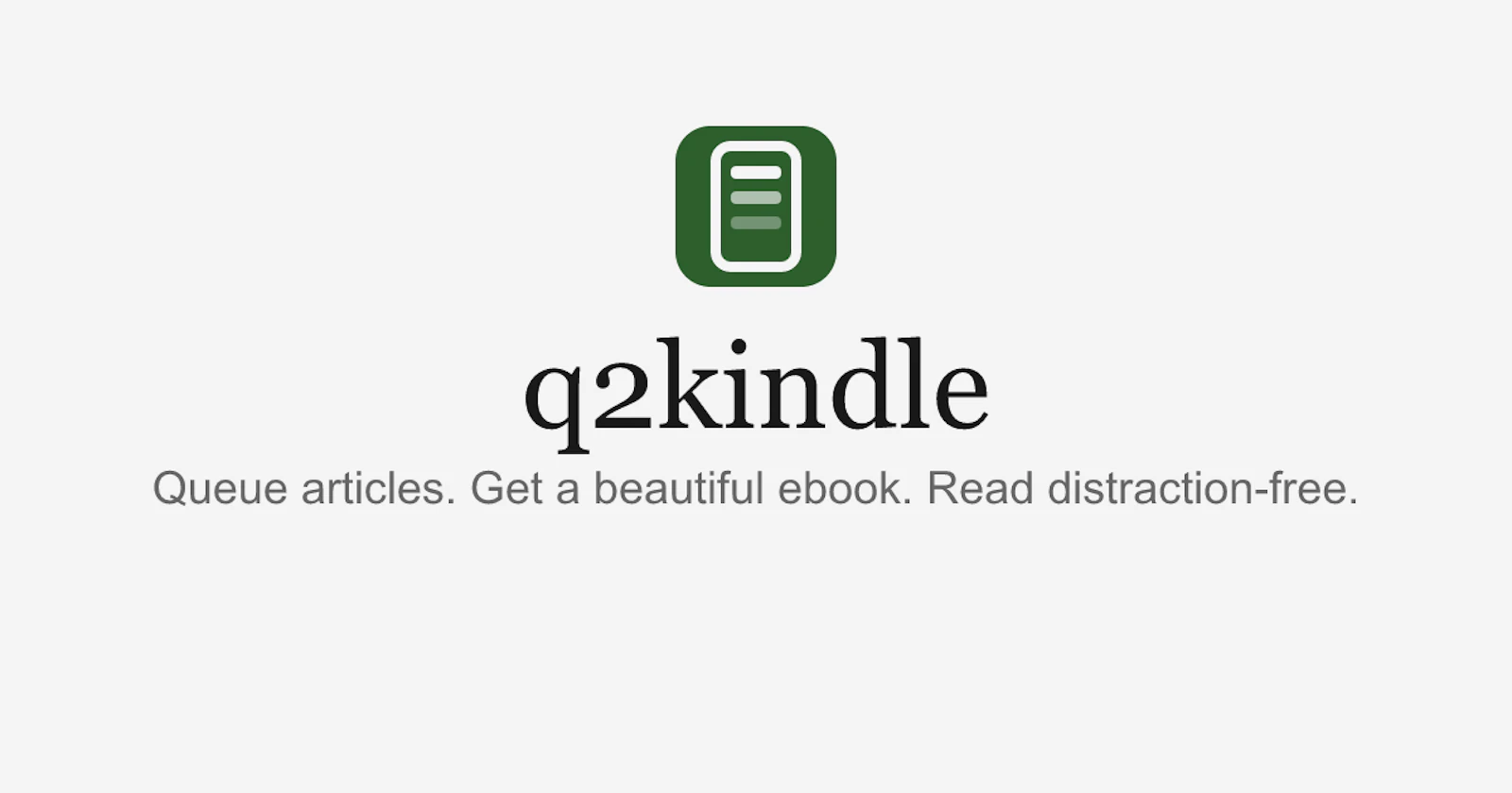 q2Kindle screenshot 2