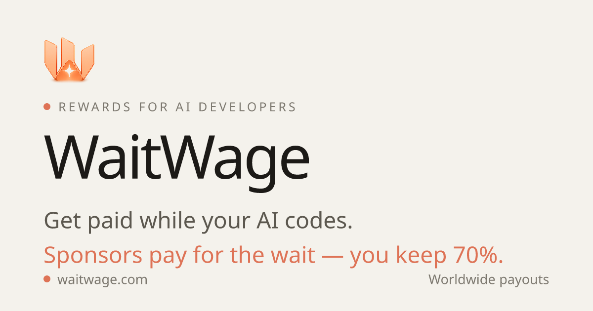 WaitWage gallery image