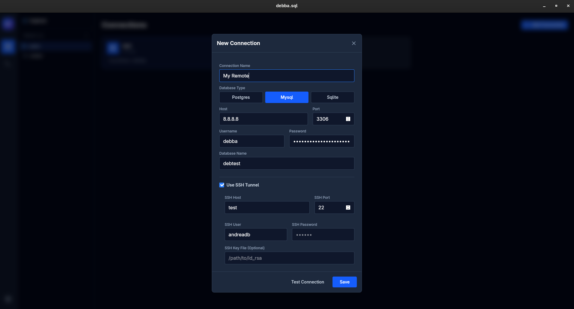 Tabularis gallery image