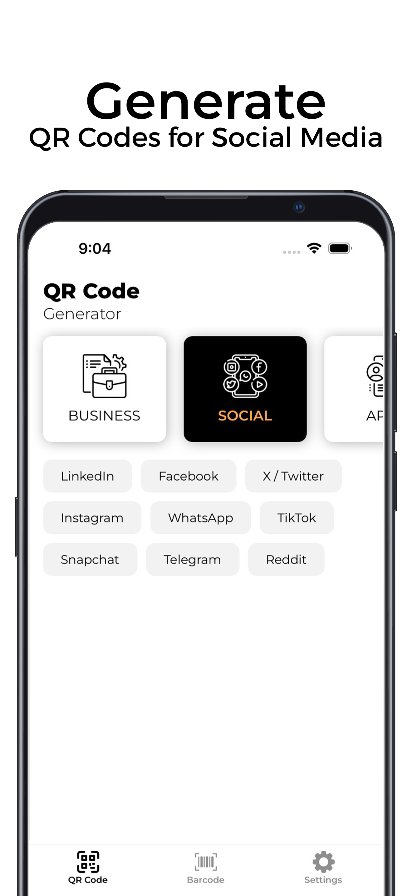 IOS ऐप का प्रतीक है - QR कोड और बारकोड उत्पन्न करने के लिए iOS ऐप मीडिया 2