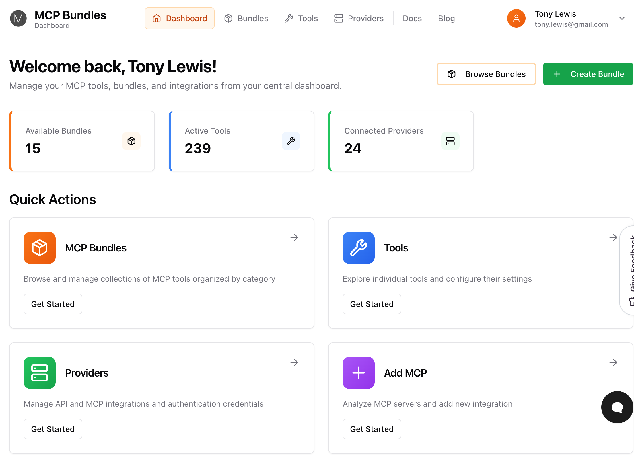 MCP Bundles - Screenshot 2 showing product features and functionality