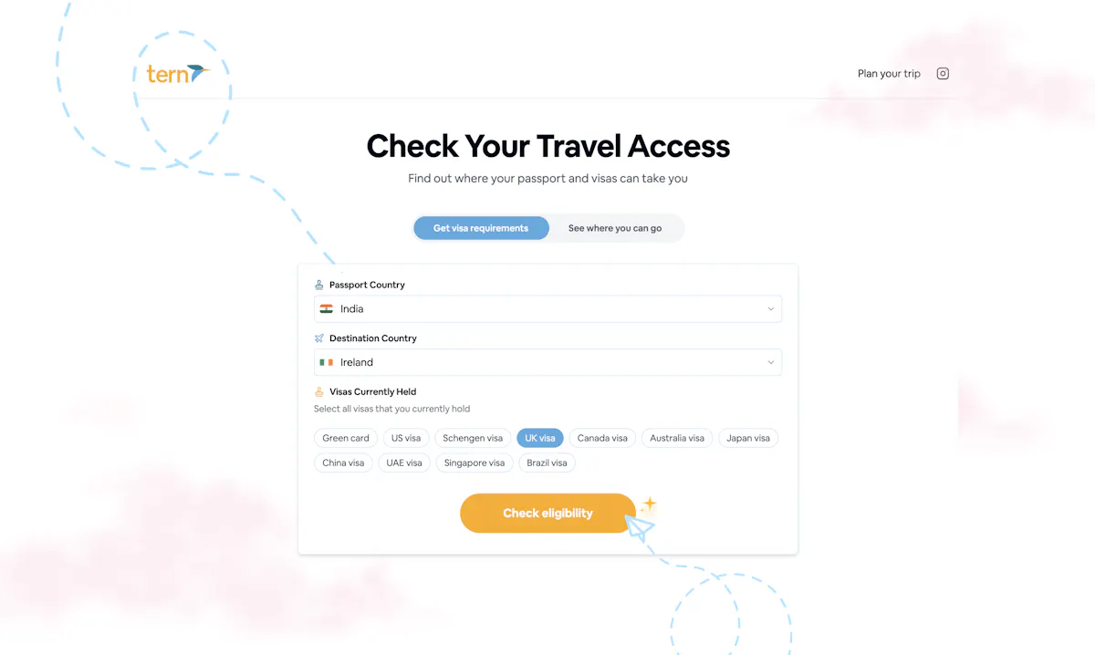 Tern – Where Can Your Passport Take You?