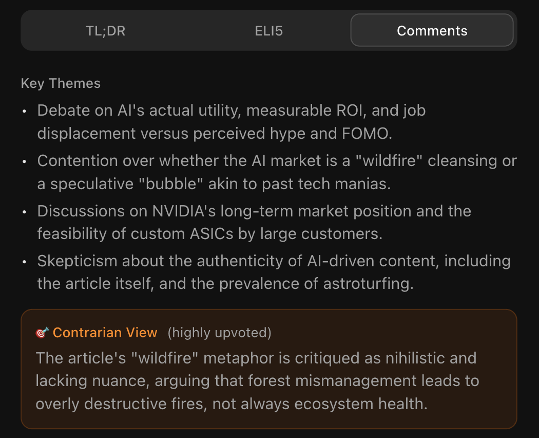 WhatHappened - Screenshot 2 showing product features and functionality