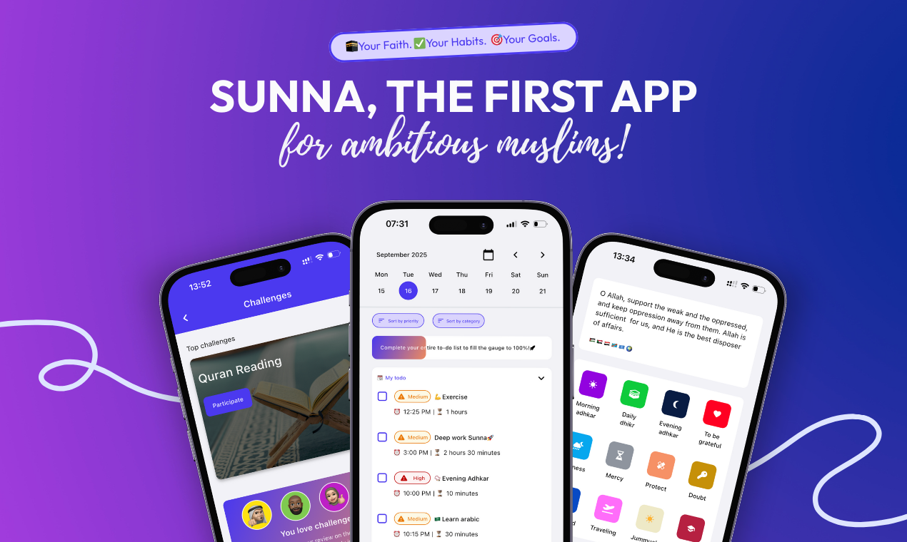 Sunna: Planlayıcı ve Dhikr - İnancınıza odaklanın, iyi alışkanlıklar oluşturun, başarılı olun! medya 1