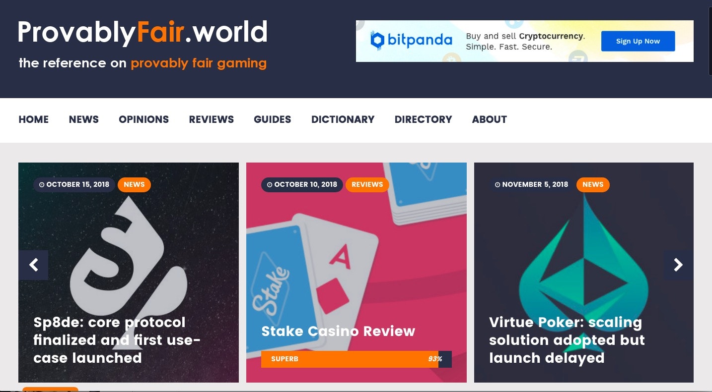 ProvablyFair.world gallery image