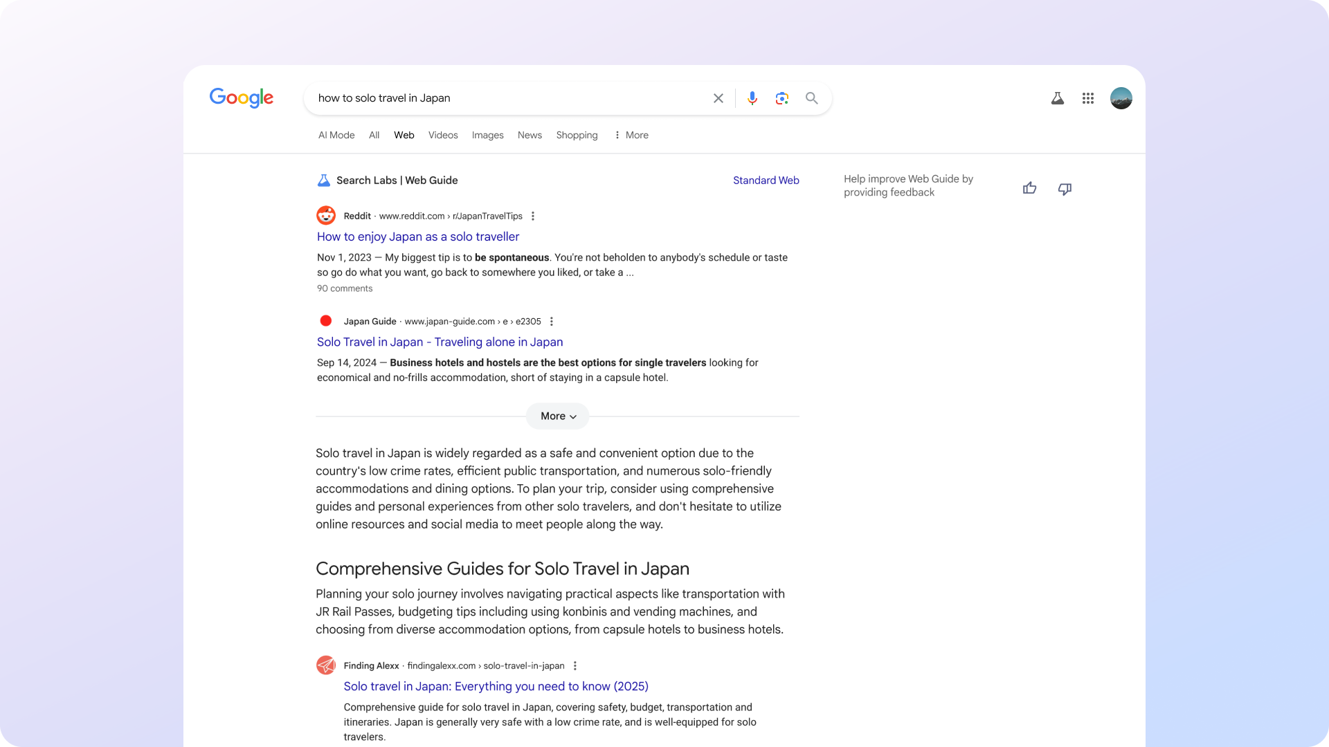 Google Search Web Guide media 3