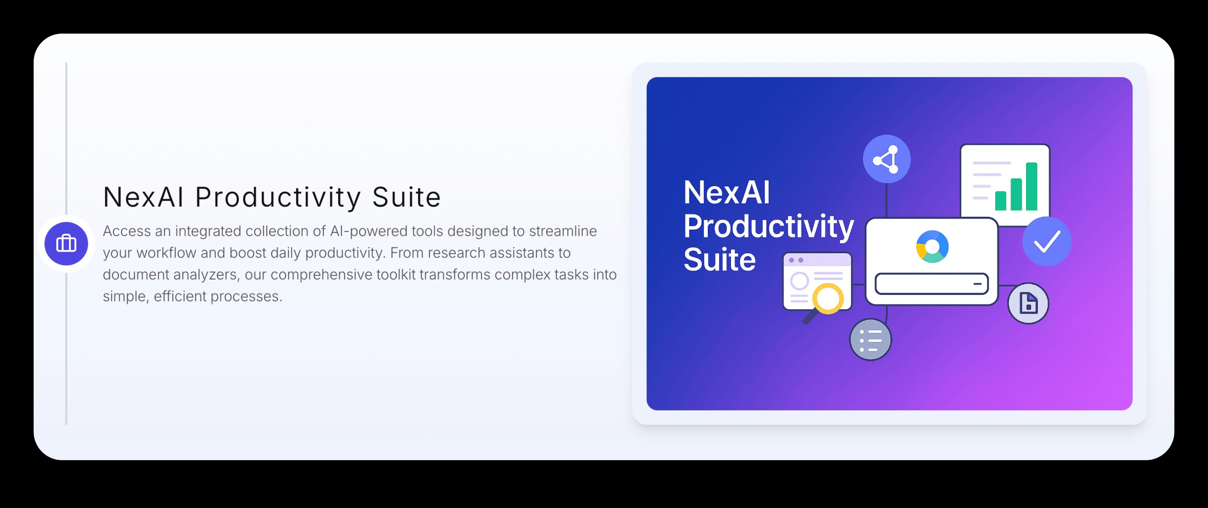 AI-powered search and research assistant media 4