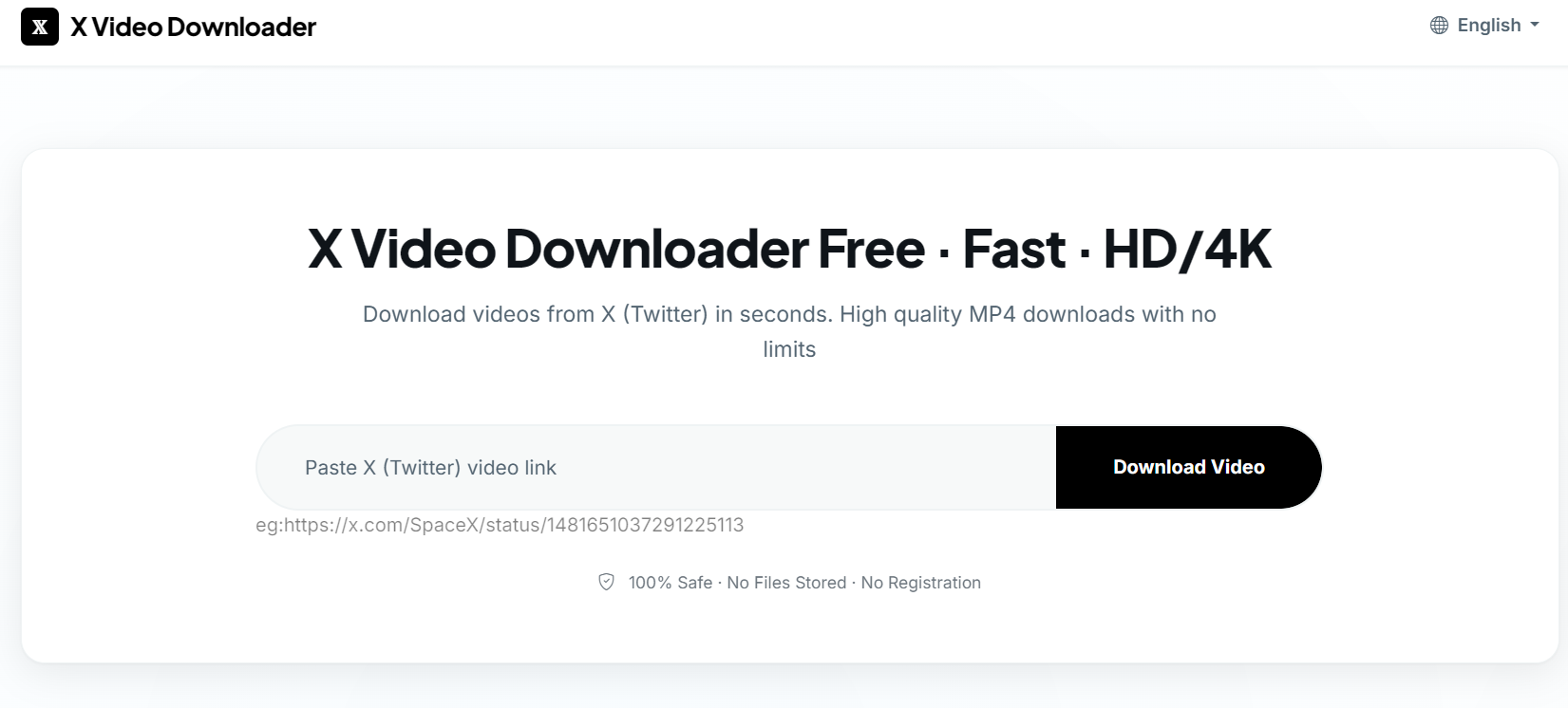 X Video Downloader - Main product screenshot demonstrating key features and user interface