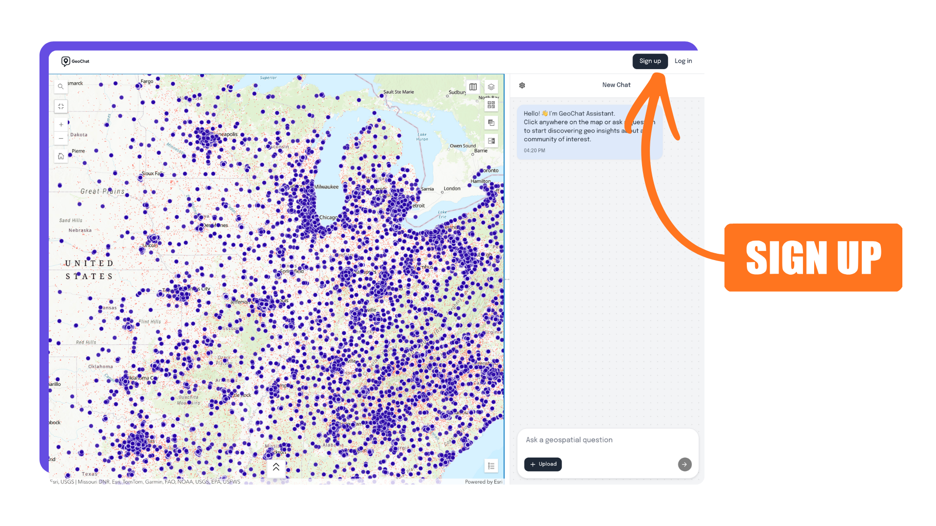 GeoChat gallery image