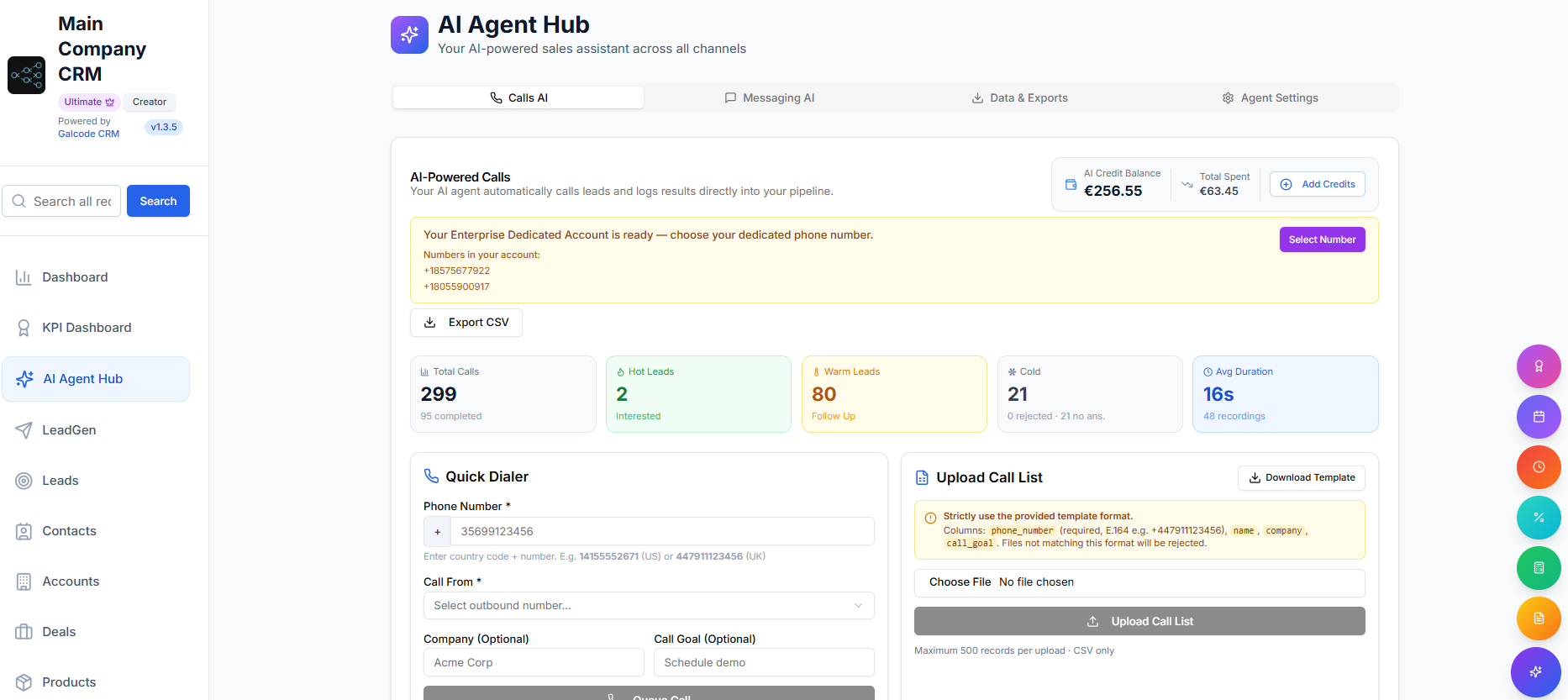 Galcode AI CRM gallery image