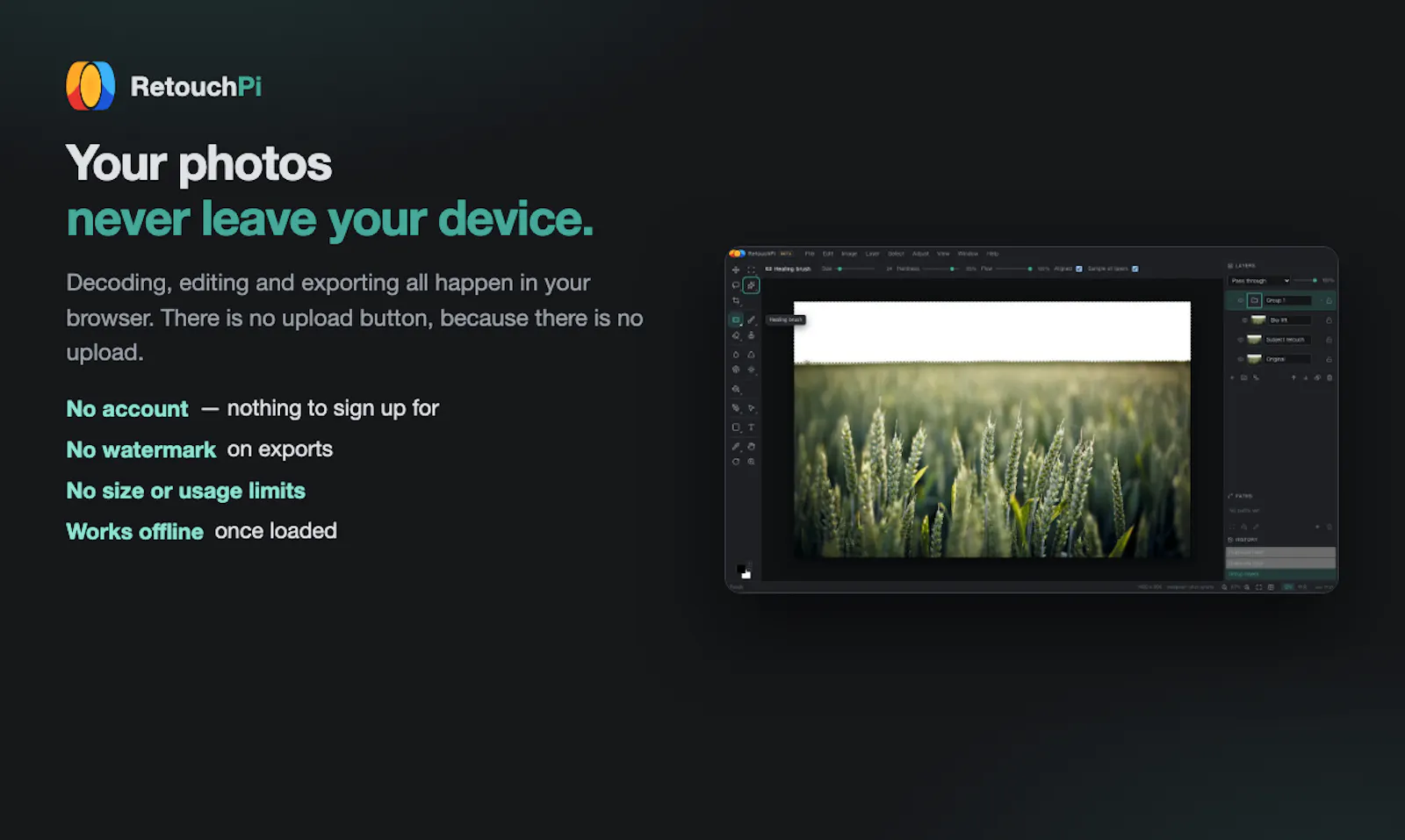 RetouchPi screenshot 5