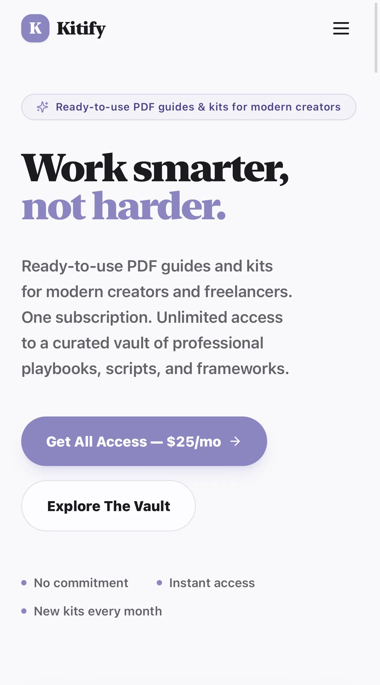 Kitify — Work smarter, not harder. gallery image