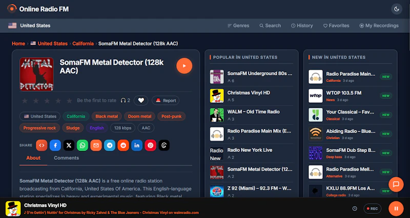 Online Radio FM screenshot 3