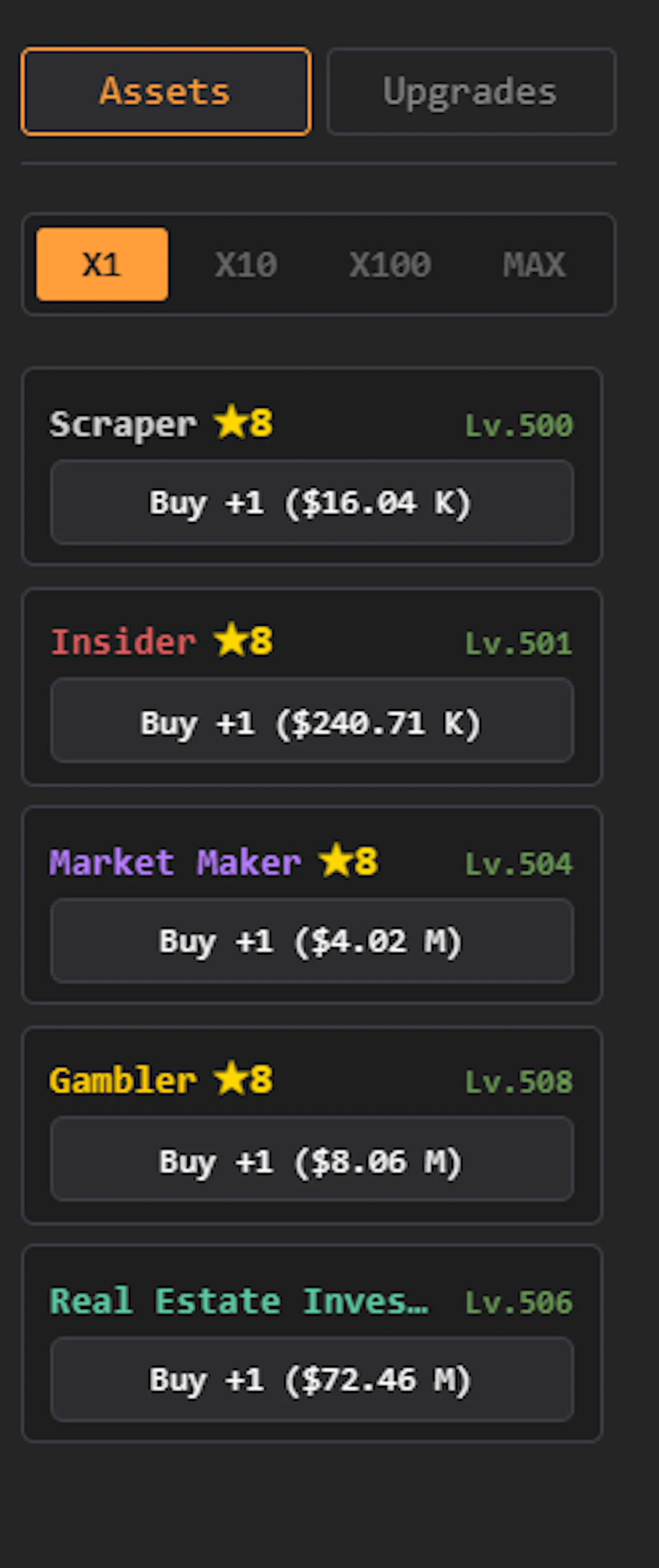 Trading Desk IDLE screenshot 4