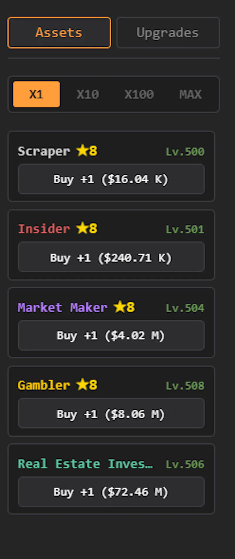 Trading Desk IDLE screenshot 4