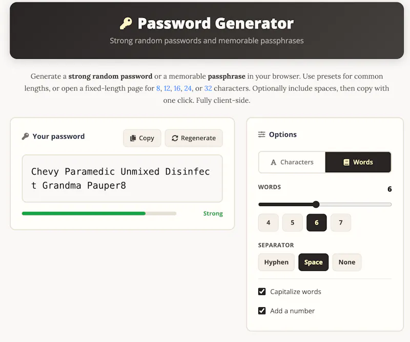 Password Generator screenshot 2