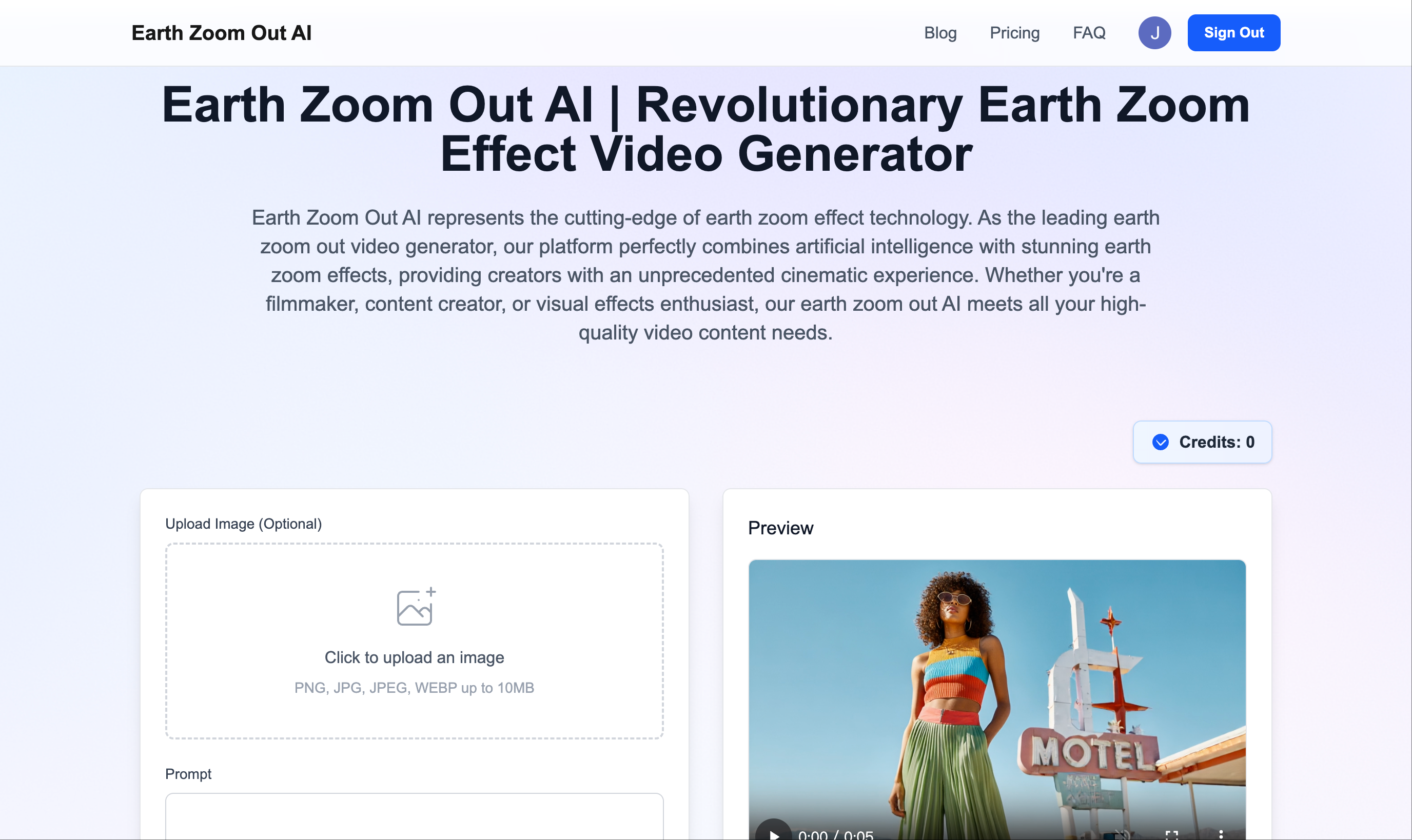 EarthZoomout Ai - Erdzoom -Effekt -Videogenerator Medien 2