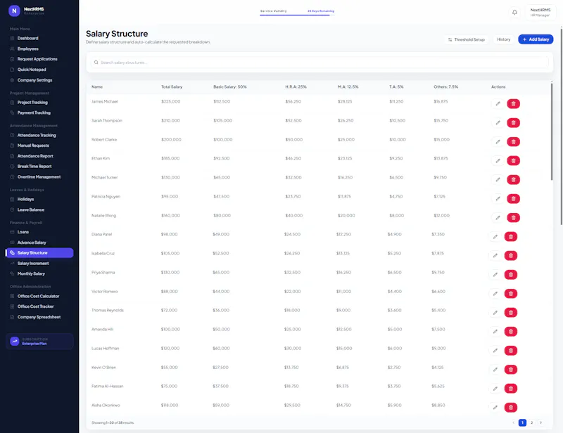 NextHRMS screenshot 8