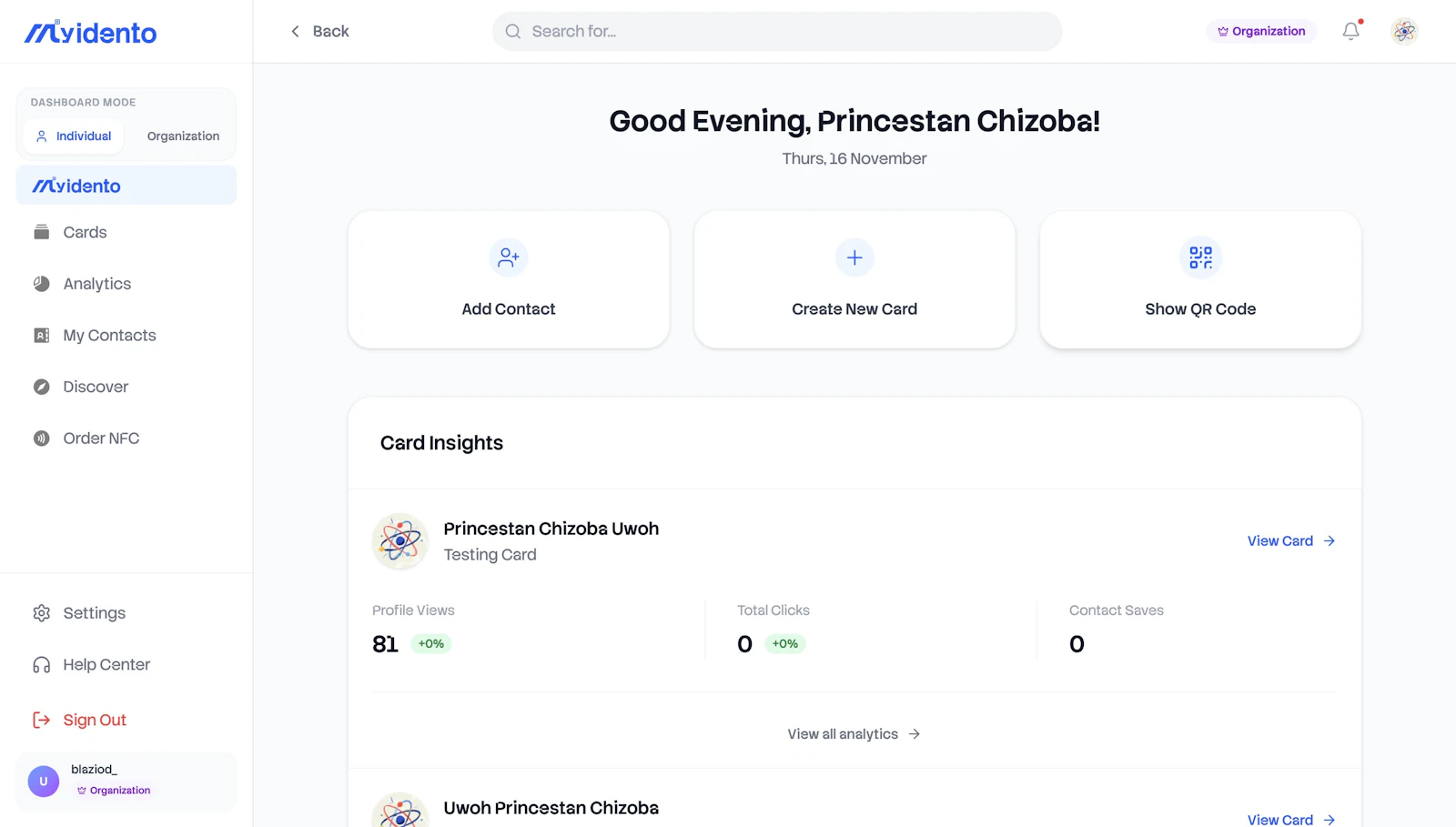 MyIdento screenshot 1