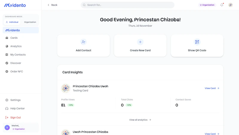 MyIdento screenshot 1