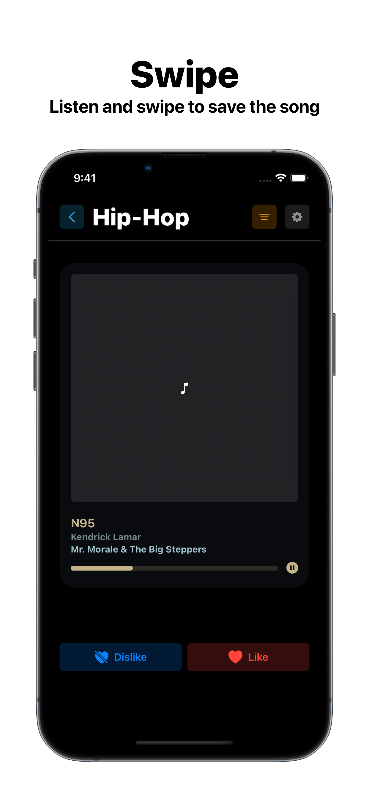 Cancionero - Tinder para el descubrimiento de música media 3