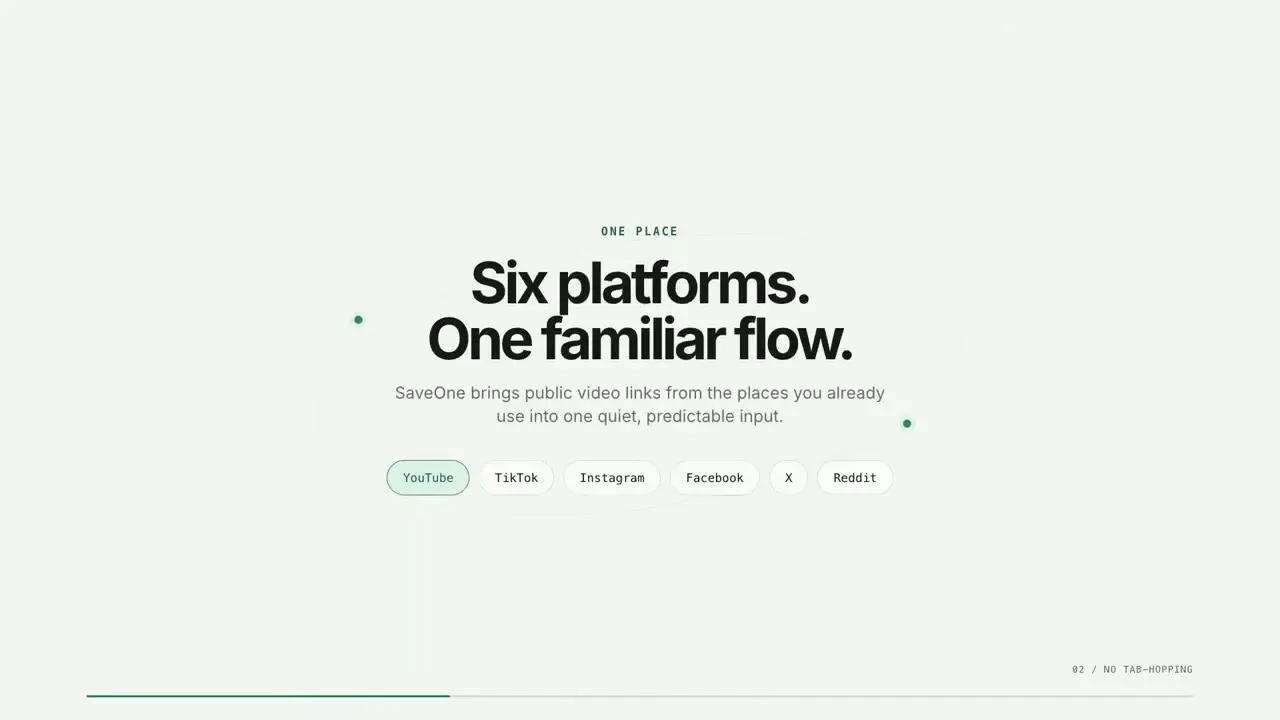 SaveOne — X Video Downloader gallery image