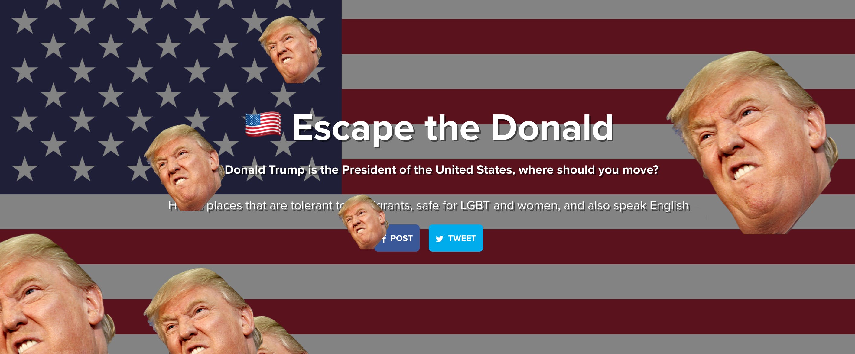 Escape the Donald media 2