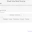 simple voice memo