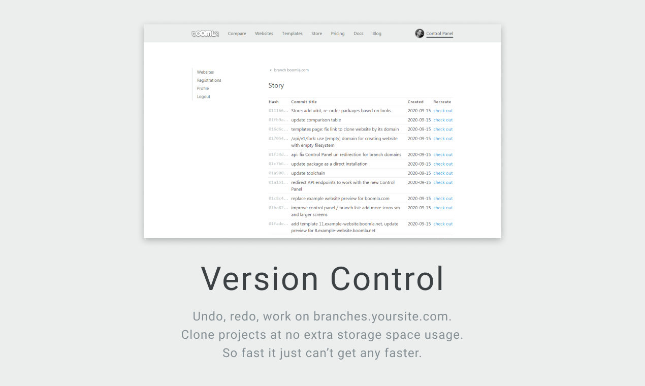 Boomla Website Builder gallery image