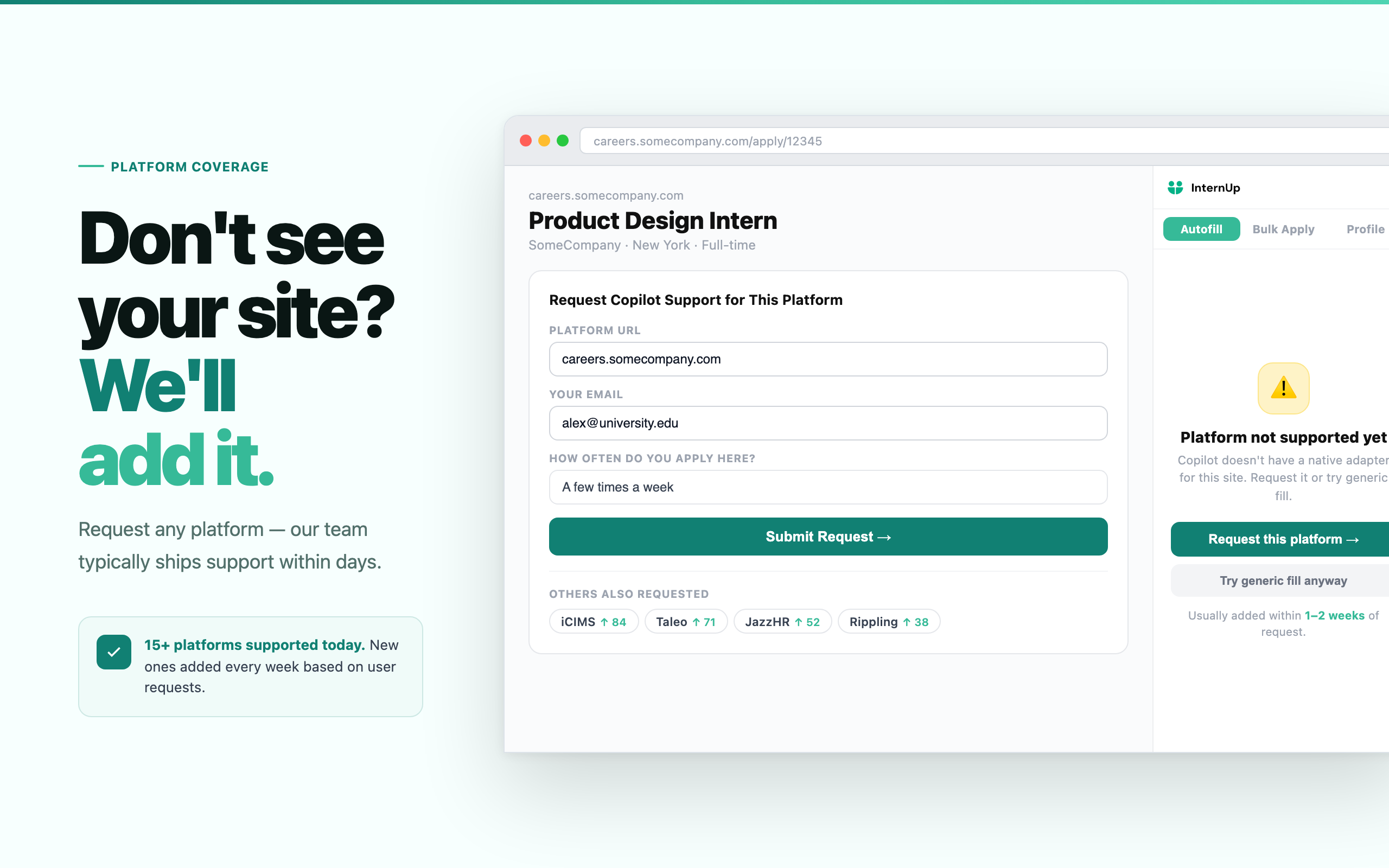 InternUp Copilot gallery image