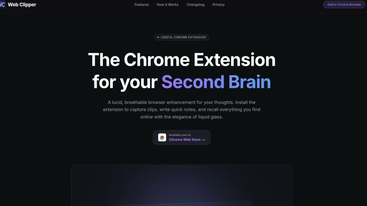 Web Clipper - Second Brain gallery image