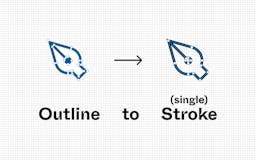 Outline to Single Stroke media 1
