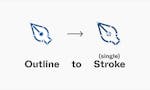 Outline to Single Stroke image