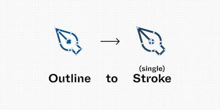 Outline to Single Stroke gallery image