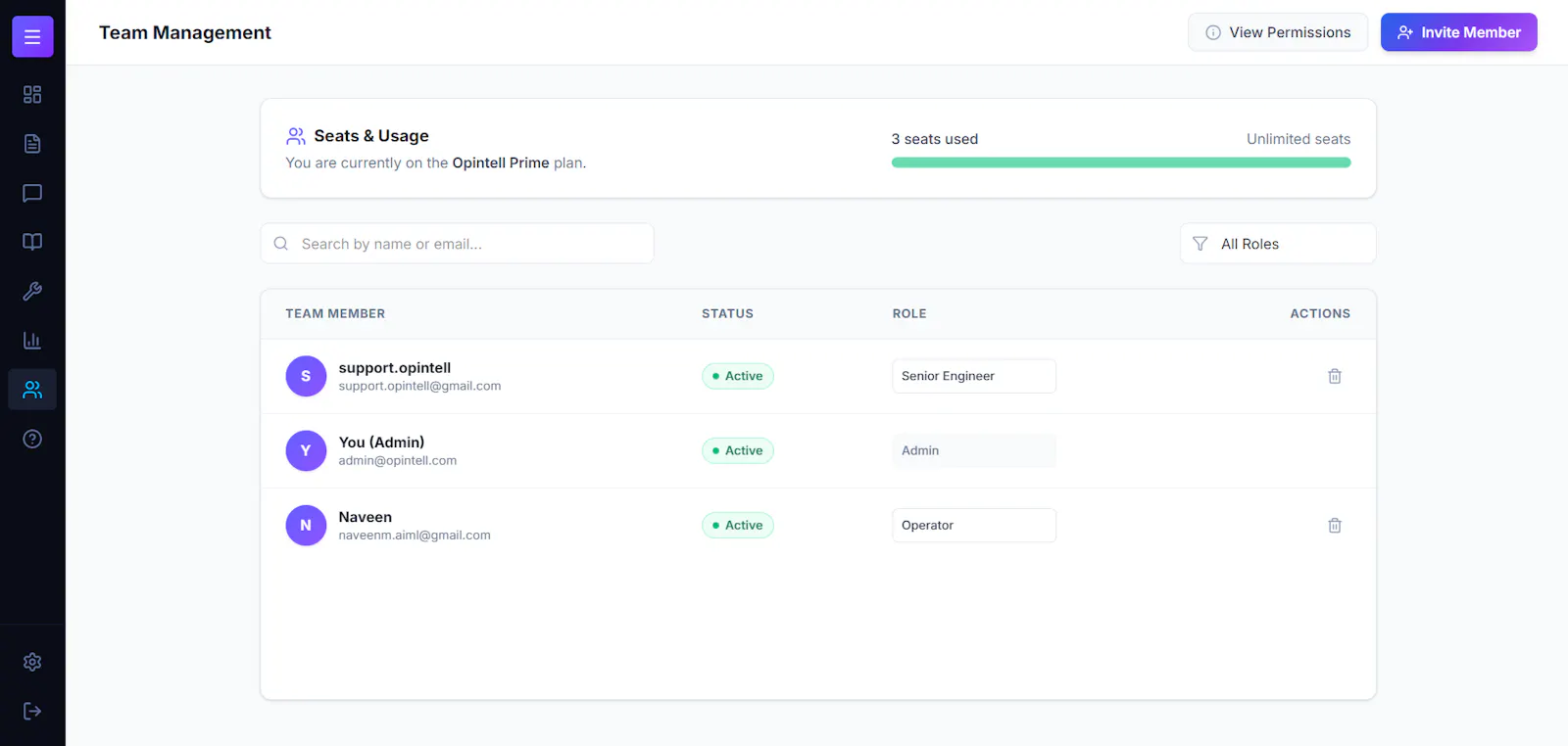 Opintell screenshot 3